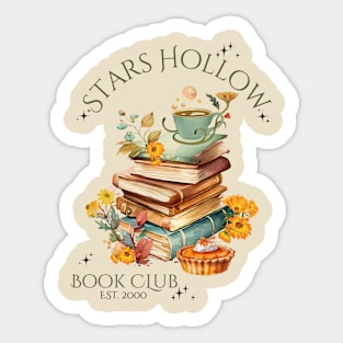 Stars Hollow Book Club Sticker